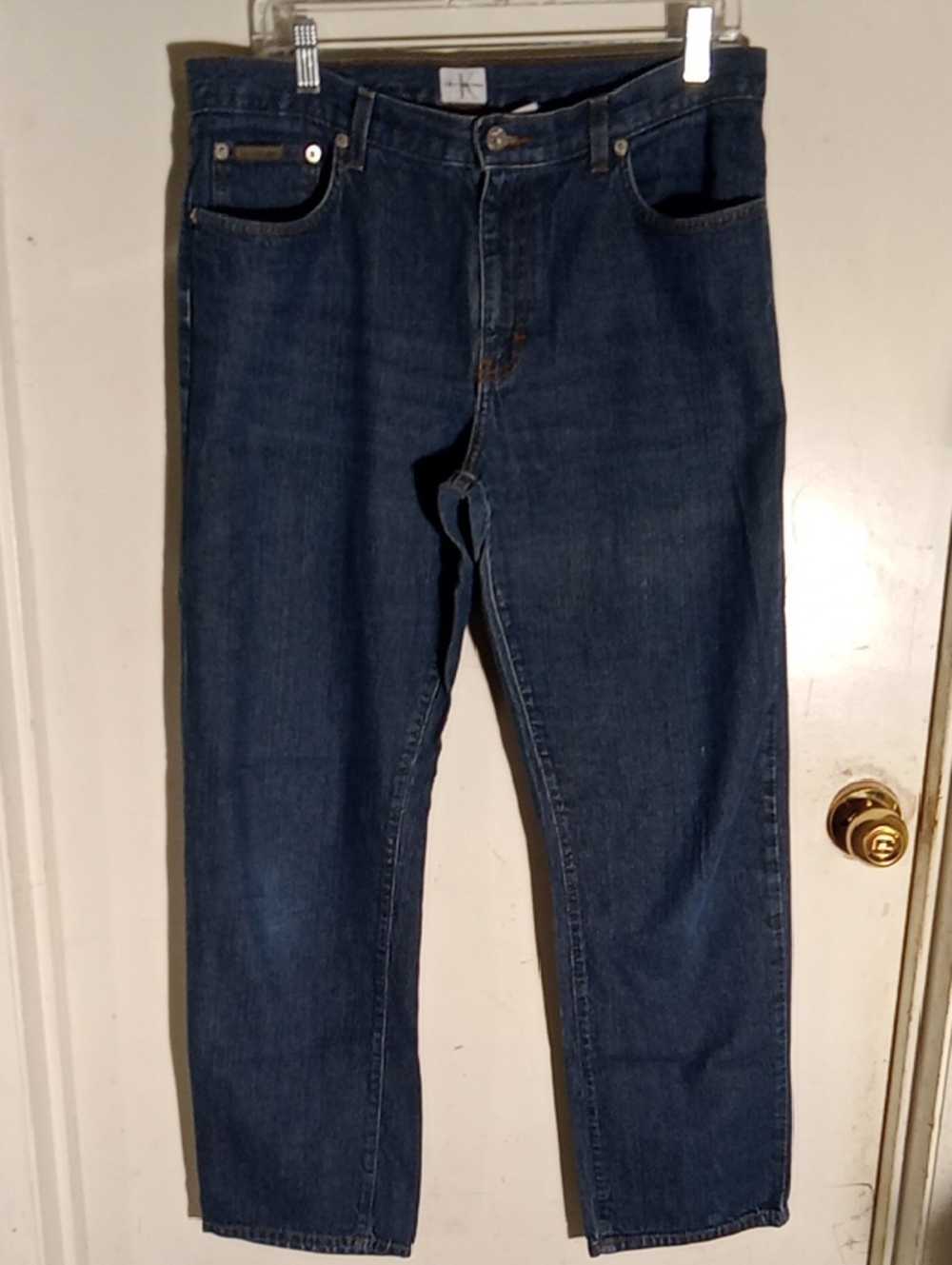 Women's Calvin Klein Jeans Blue Like No Stretch Leg Inseam 30 In